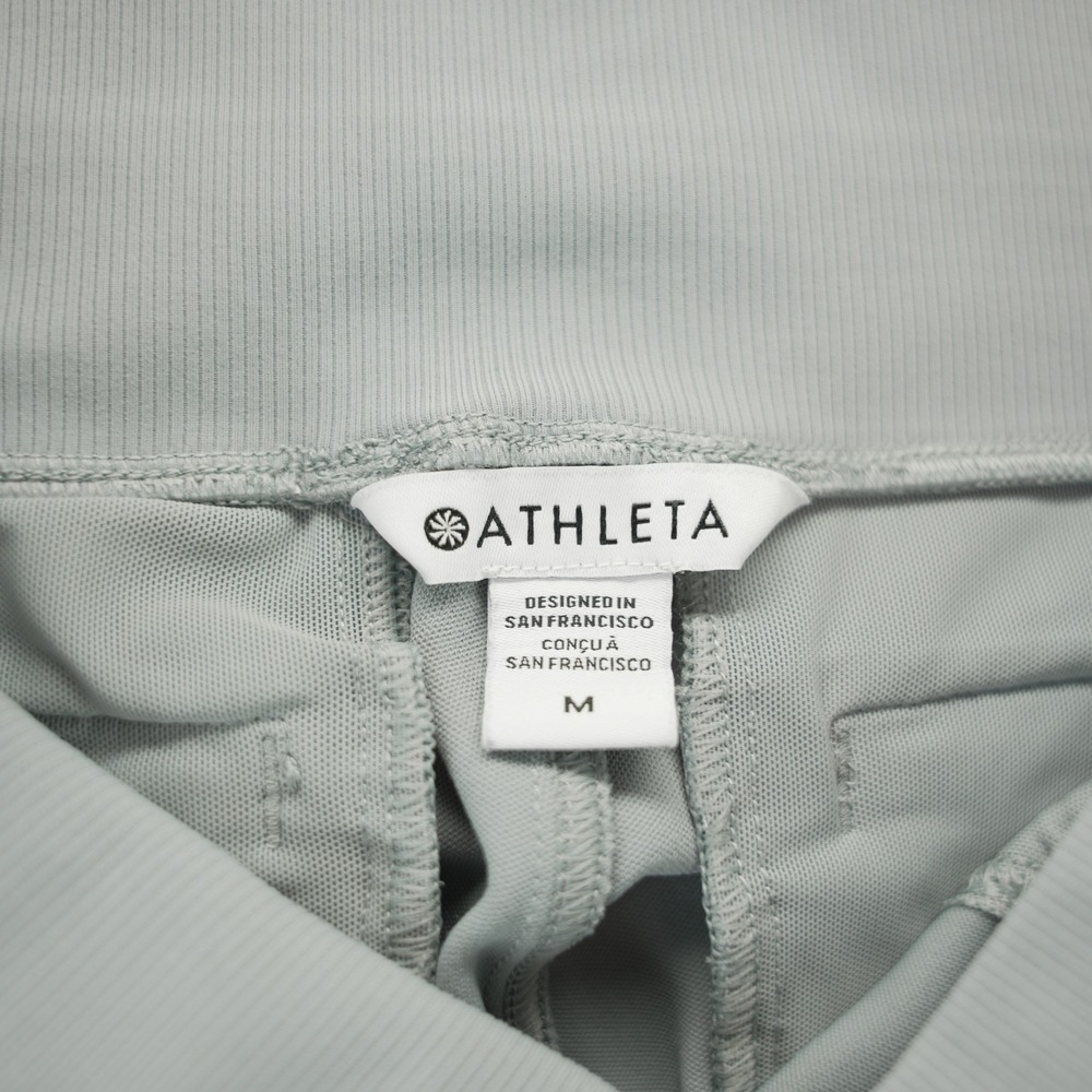 Athleta Venice High Rise Jogger Pants Grey High Rise Ribbed Cuff Womens M - Picture 6 of 10